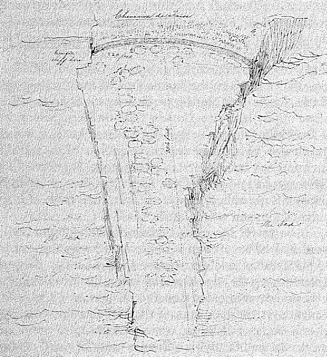 Ground-plan of Dubh Chathair in Killeany.